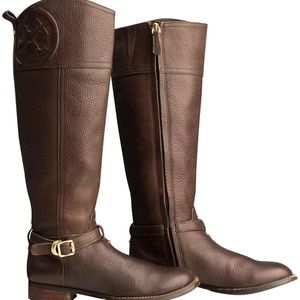 Tory Burch Marlene Leather Riding Boot Size 8